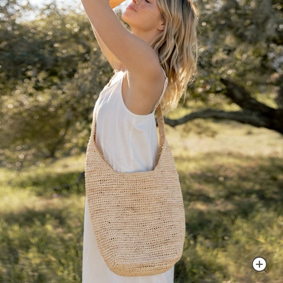 NWT Jenni Kayne Raffia crossbody bag - Picture 2 of 4